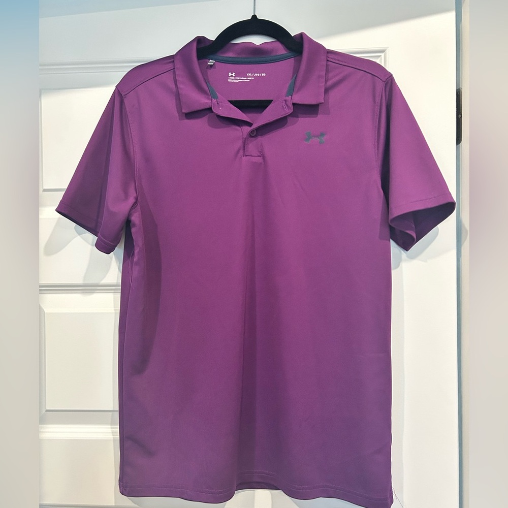 Under Armour Men's Vibrant Purple Polo